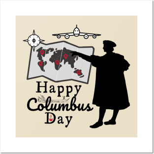 Happy Columbus day October 2021 Holidays Posters and Art